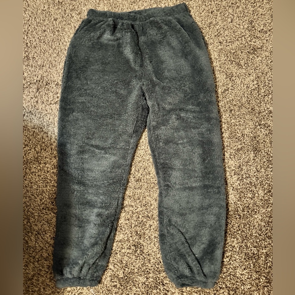 Cozy Fleece Pants - Dark Gray